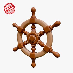 Free Stylized Ship Wheel