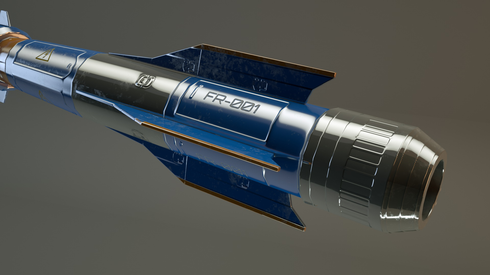 Rust rocket 3d model фото 2