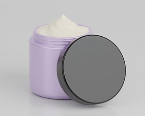 Cream jar 3D model