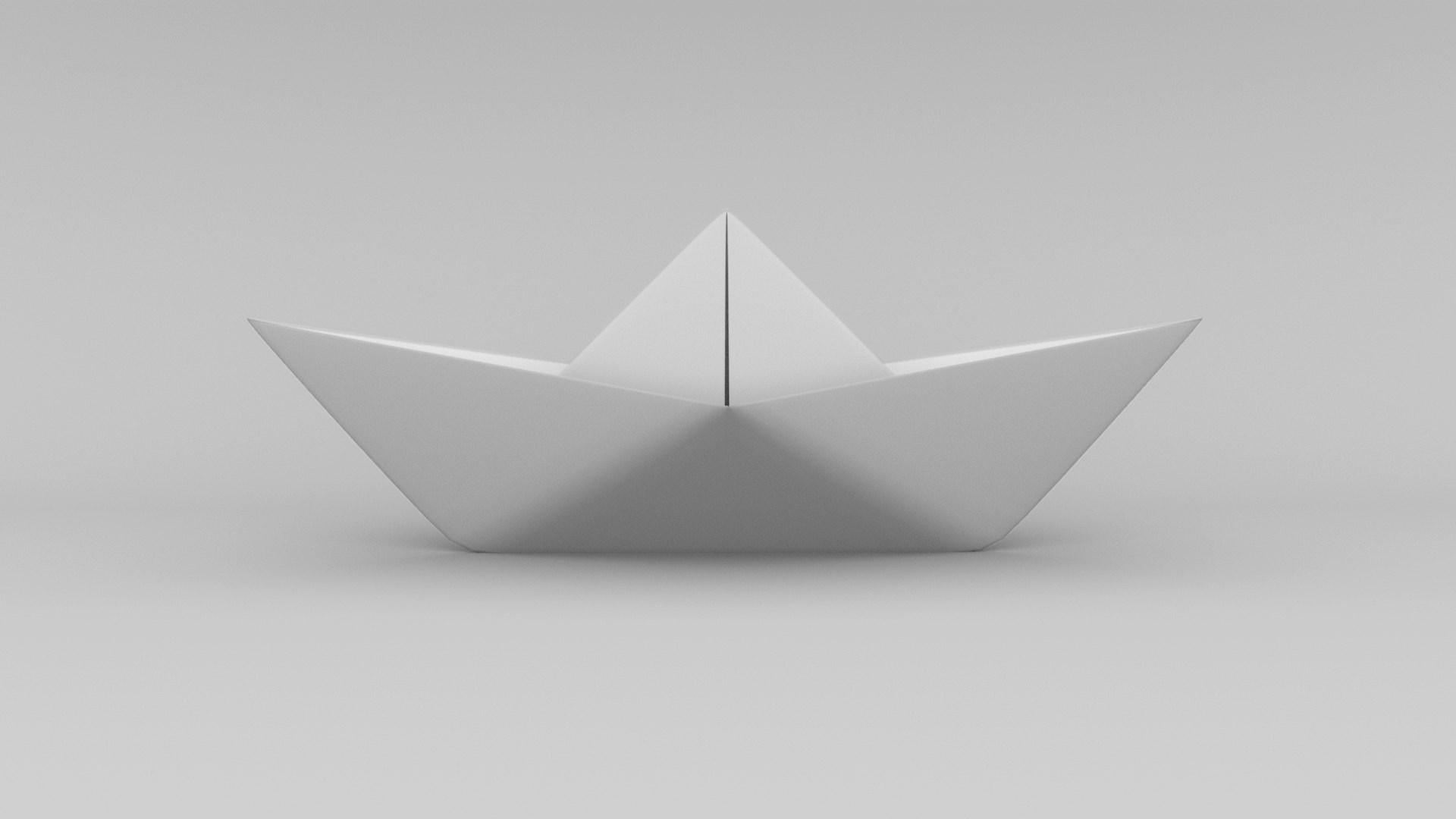 3D Model Water Paper Boat - TurboSquid 1222108