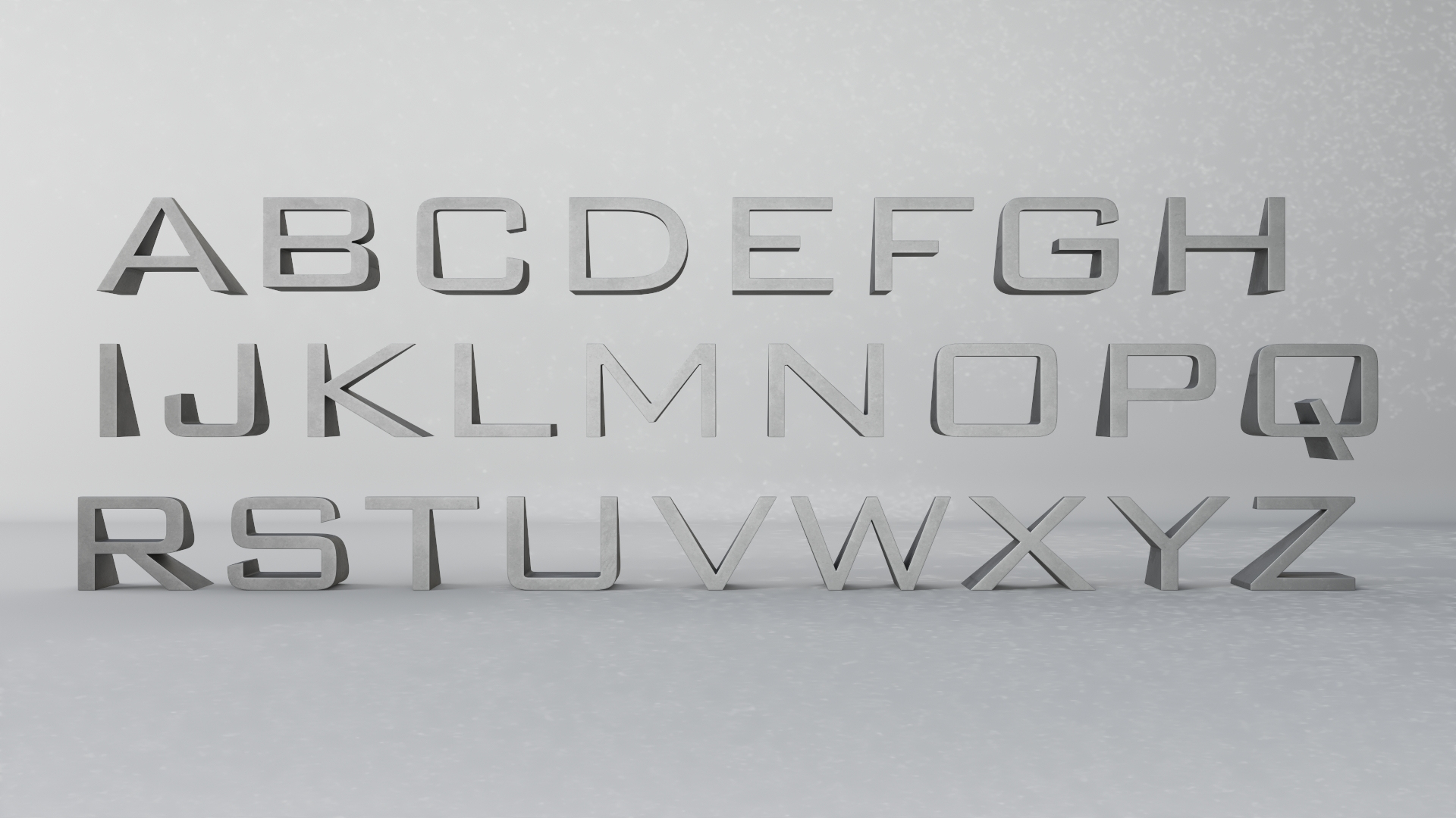 Wall Metal Letters Model - TurboSquid 1484611