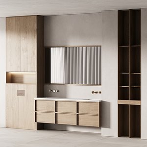 485 bathroom furniture 09 minimal wood japandi 01