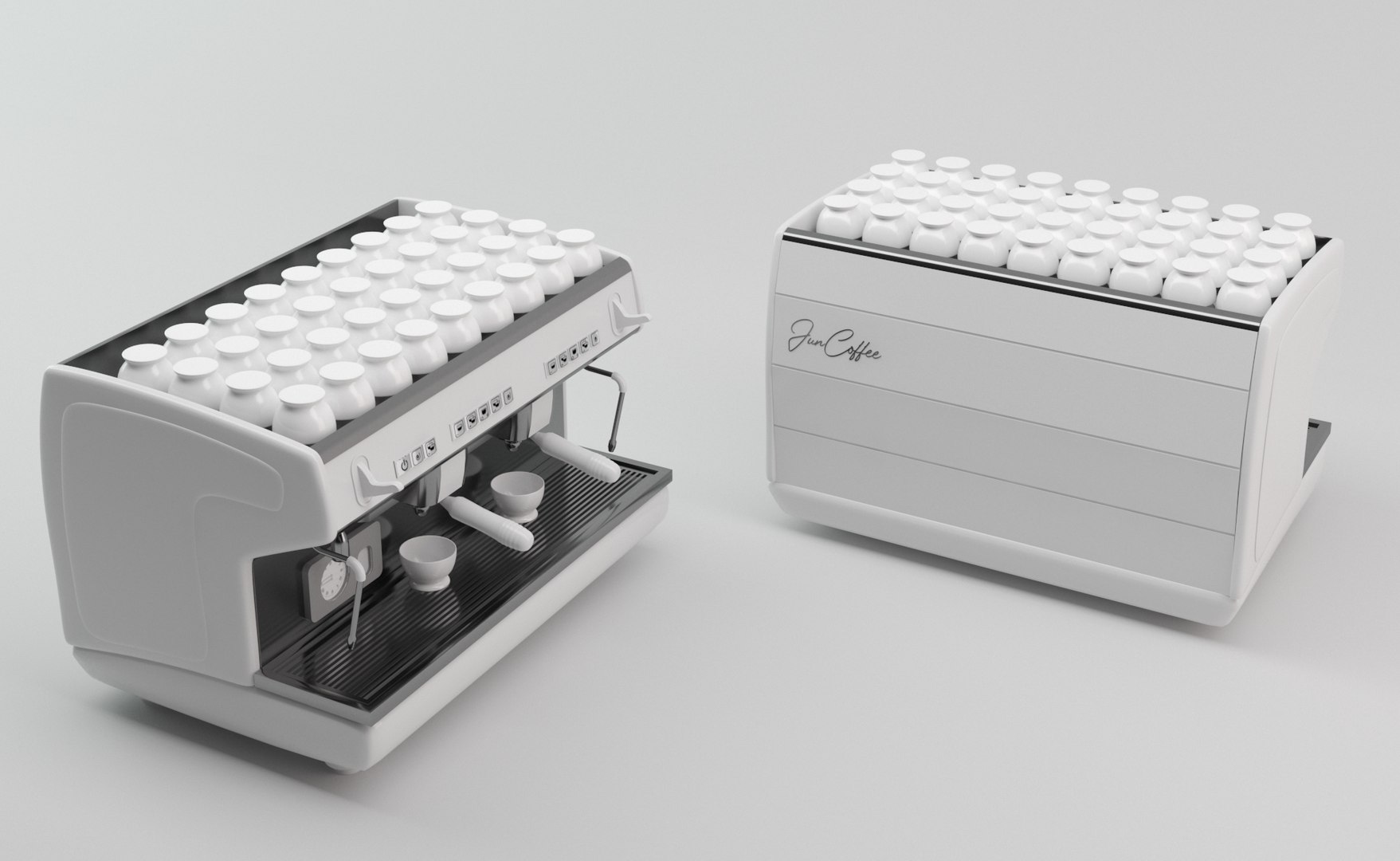 3D Model Espresso Machine TurboSquid 2300707