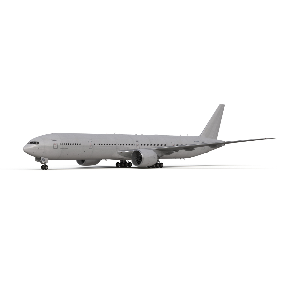 boeing 777-300er generic 3d model