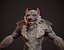 Реалистичная 3d модель оборотня