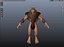 Реалистичная 3d модель оборотня