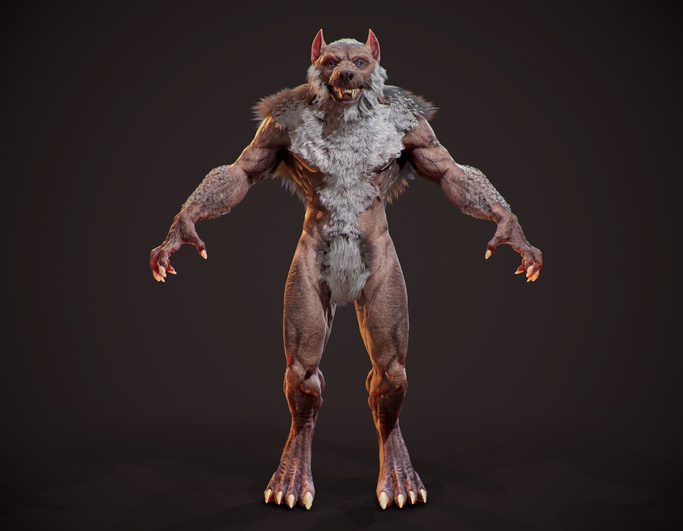 realistic werewolf model https://p.turbosquid.com/ts-thumb/ol/9qPtk4/SEXuYdHs/screenshot003/png/1598608542/1920x1080/fit_q87/923ea019fb8fdd8133417bbfa8bcb6d2828924d8/screenshot003.jpg