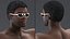 Afro American Man in Swimwear Rigged for Modo