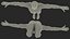 Afro American Man in Swimwear Rigged for Modo