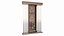 Billiard rack with cues and accessories