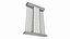 Billiard rack with cues and accessories