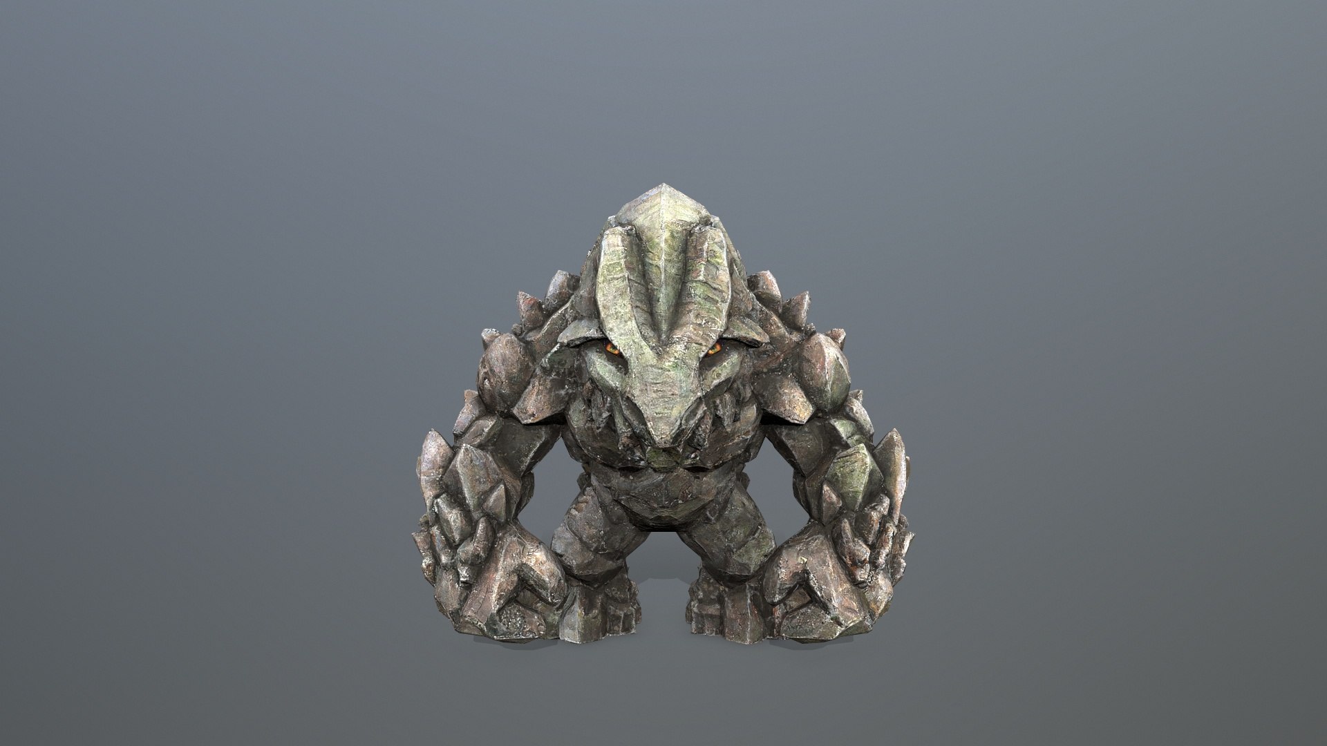 Stone Monster 3D - TurboSquid 2386540