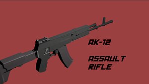 AK12(Gold) - 3D model by ballasha (@ballasha) [32b3e44]