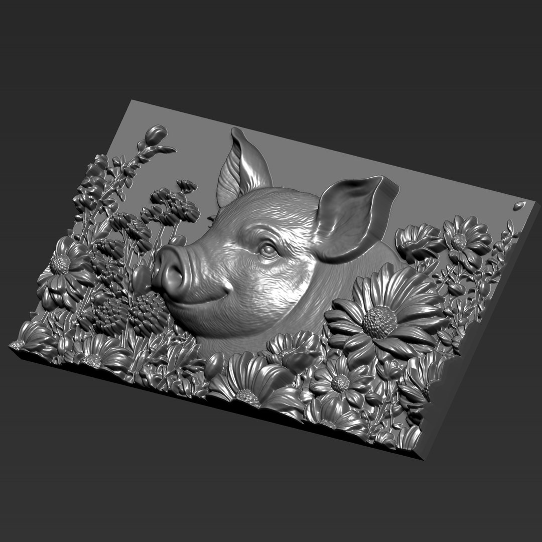 Pig in the flowers 3D https://p.turbosquid.com/ts-thumb/ol/N7OJKZ/Ge/a42_pig3/png/1752741733/1920x1080/fit_q87/fe79a7f606e9d351e5e0fda3e9a6e3124918b5cf/a42_pig3.jpg
