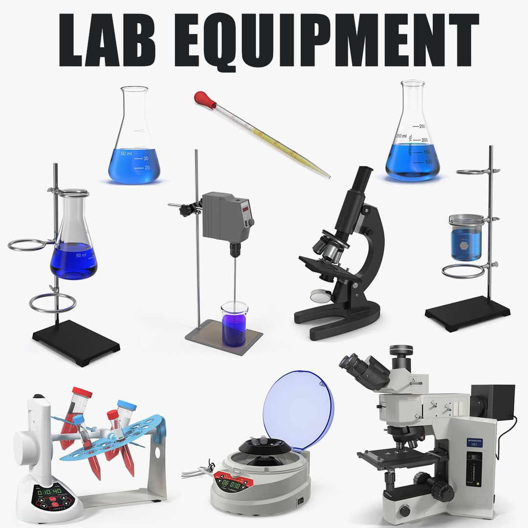 Lab Equipment 3D Models Collection 3D model preview