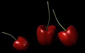 cherry bing 3d model