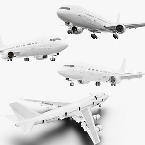 Boeing Realistic Airplane Collection 5 Models