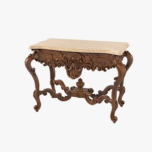 console table 3d obj