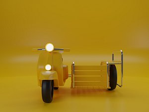 motorcycle Saleng 3D model