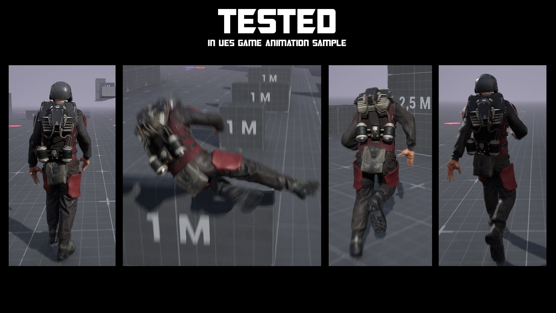 MODULAR SOLDIER FUTURE SCI FI GAME READY CHARACTER LOW POLY Low-poly 3D ...