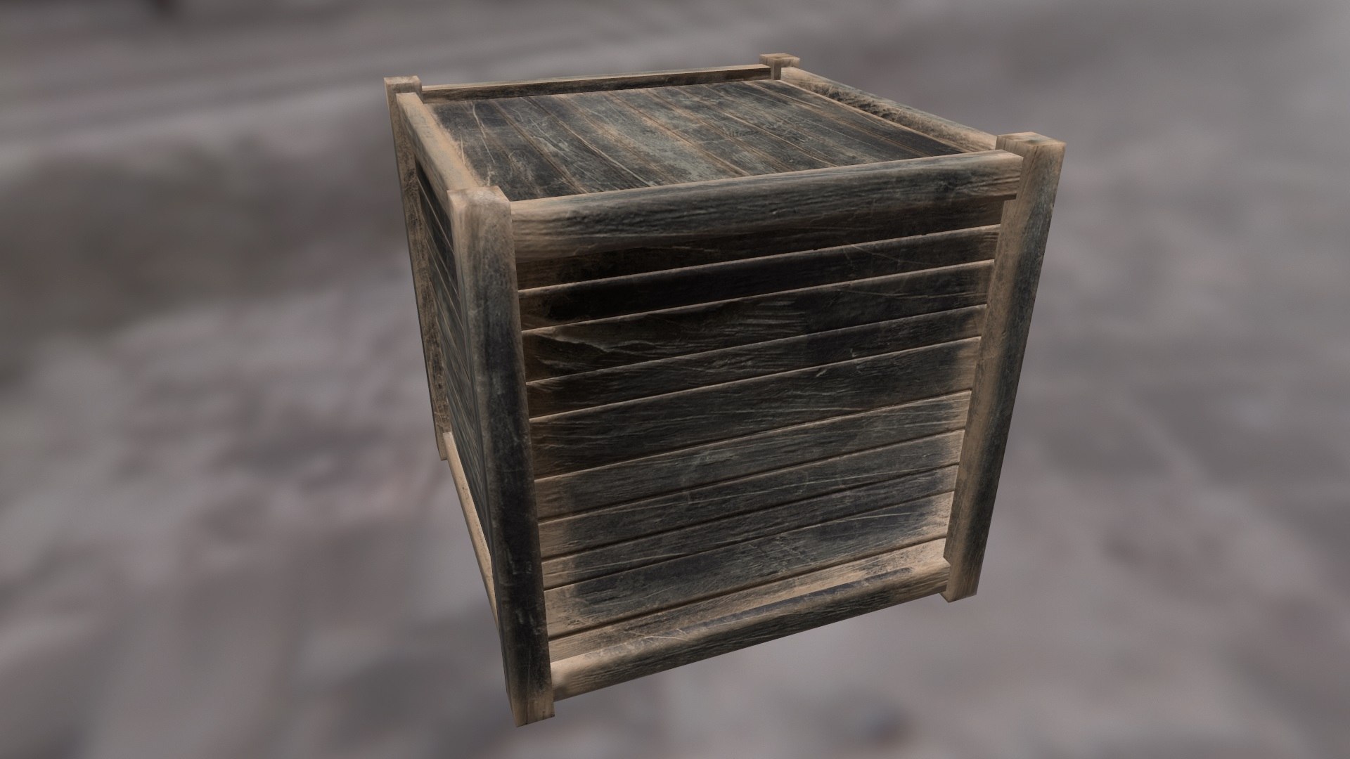 3d Barrel Box Chair