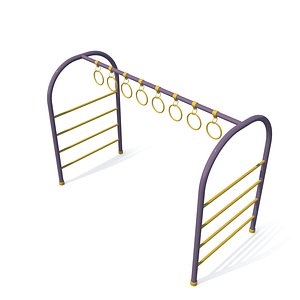 3D sports track equipment parkour