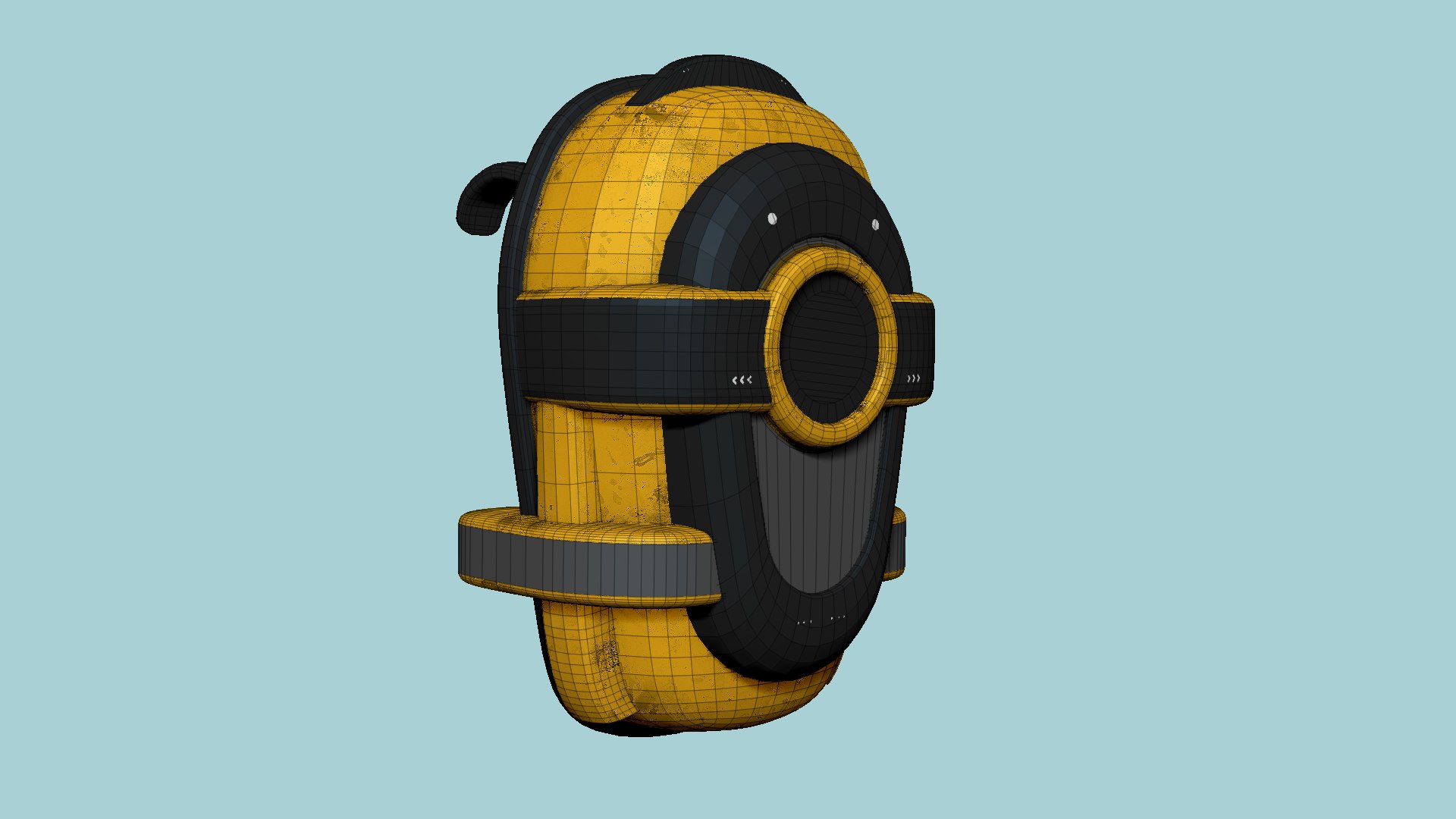 3D SciFi Backpack C10 Yellow - Fashion Character Design - TurboSquid ...