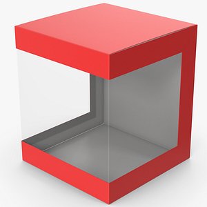 Red Toy Display Box model