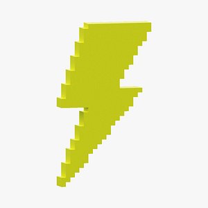 Voxel Flash 3D model
