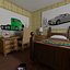 Cartoon Jungen Schlafzimmer mit animierten Goldfisch