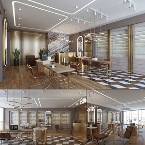 Eyewear Boutique Store Interior