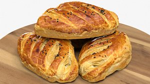 Realistic 3D Pogaca Model 3D