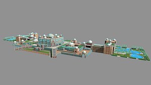 3D model emirates palace hotel