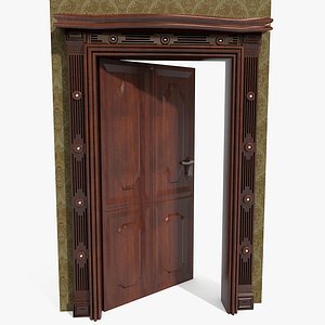 Manor WalkThrough Wooden Frame Door framework rim chassis cradle interior