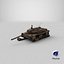 Tanque quemado K2 Pantera Negra
