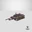 Tanque quemado K2 Pantera Negra