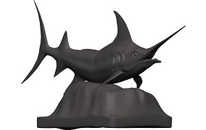 3D Blue Marlin model
