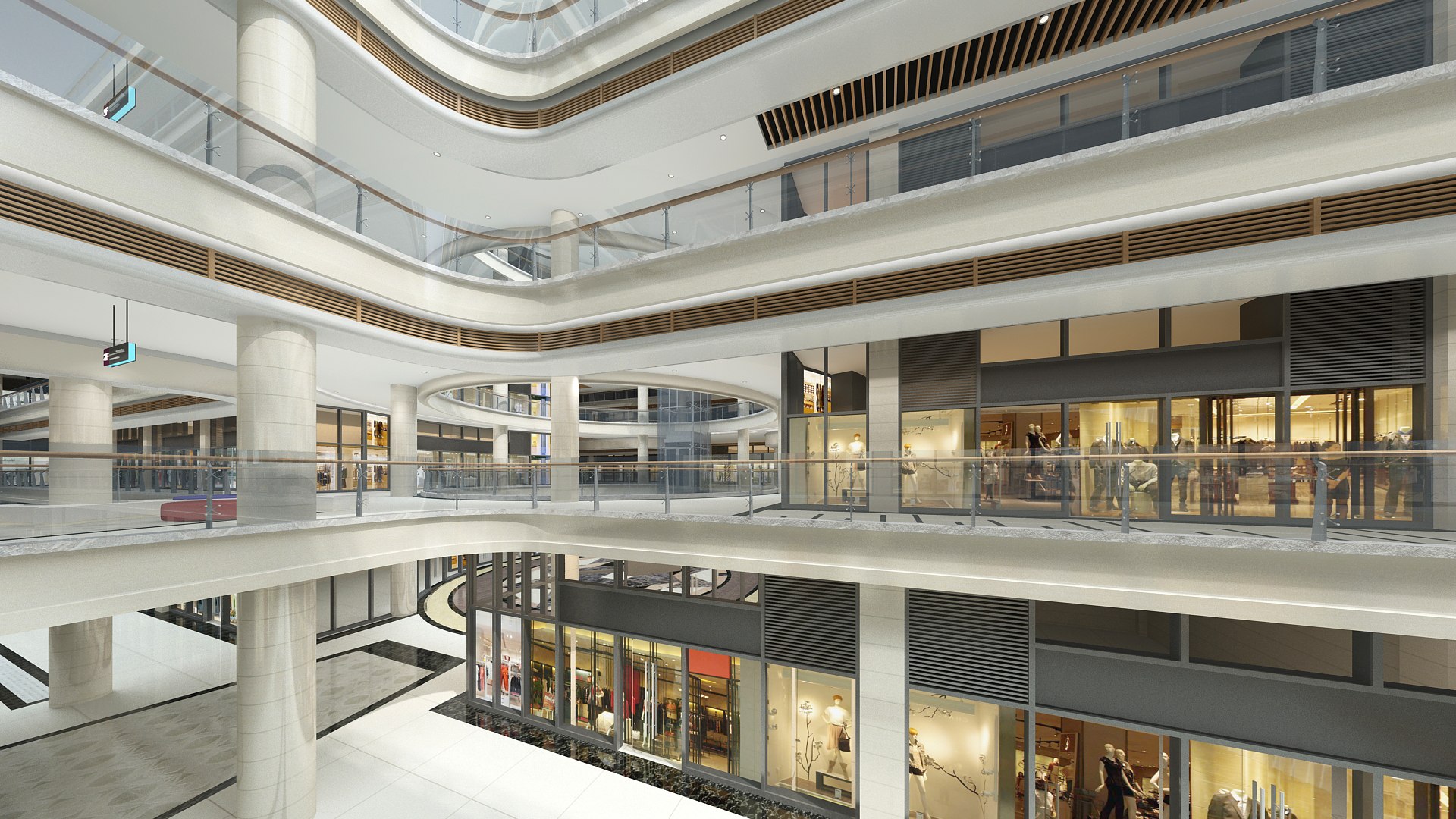 3D Model Shopping Mall 47 - TurboSquid 2216892