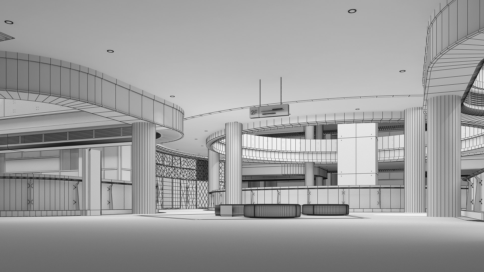 3D Model Shopping Mall 47 - TurboSquid 2216892