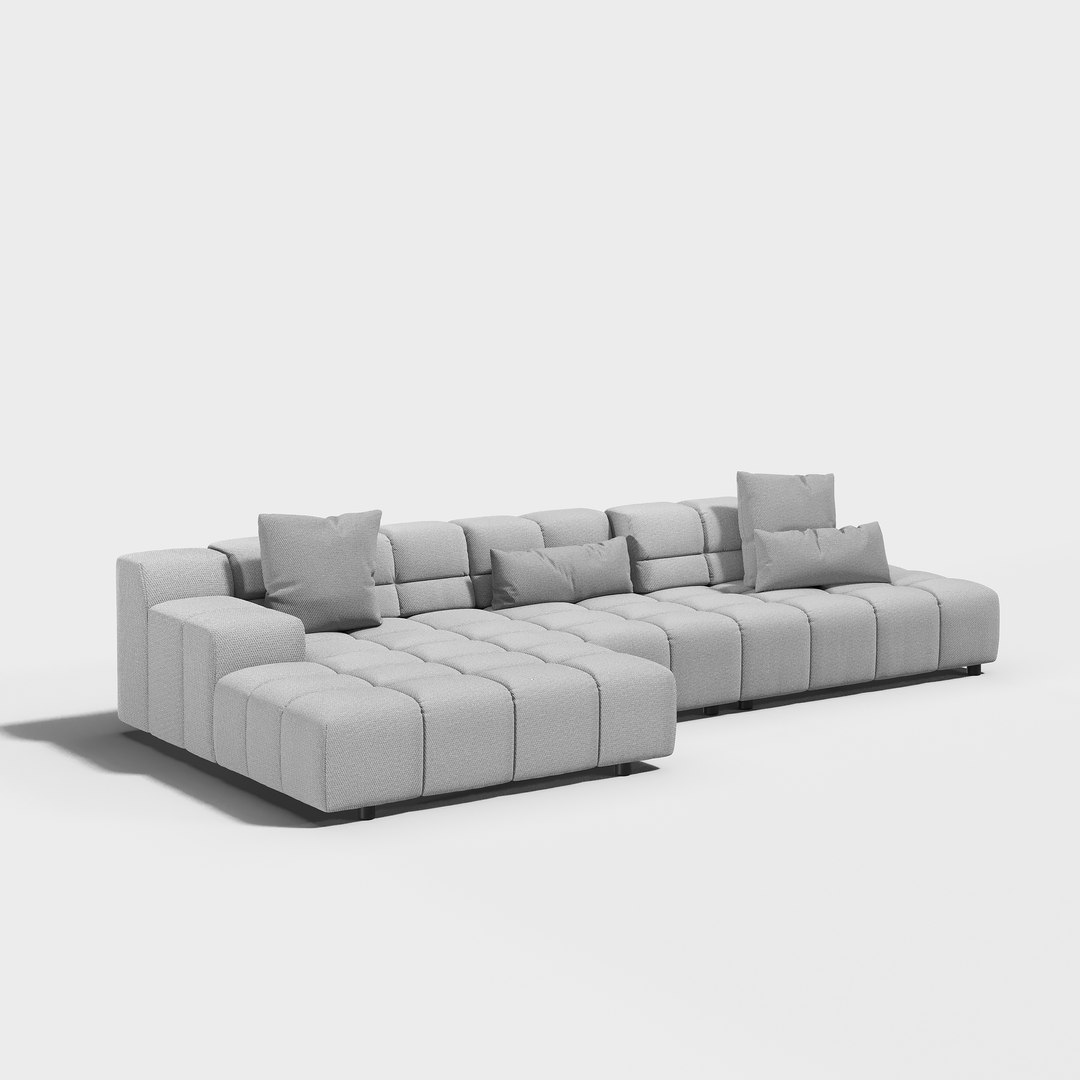 3D Model Modern Corner Sofa TurboSquid 2274623