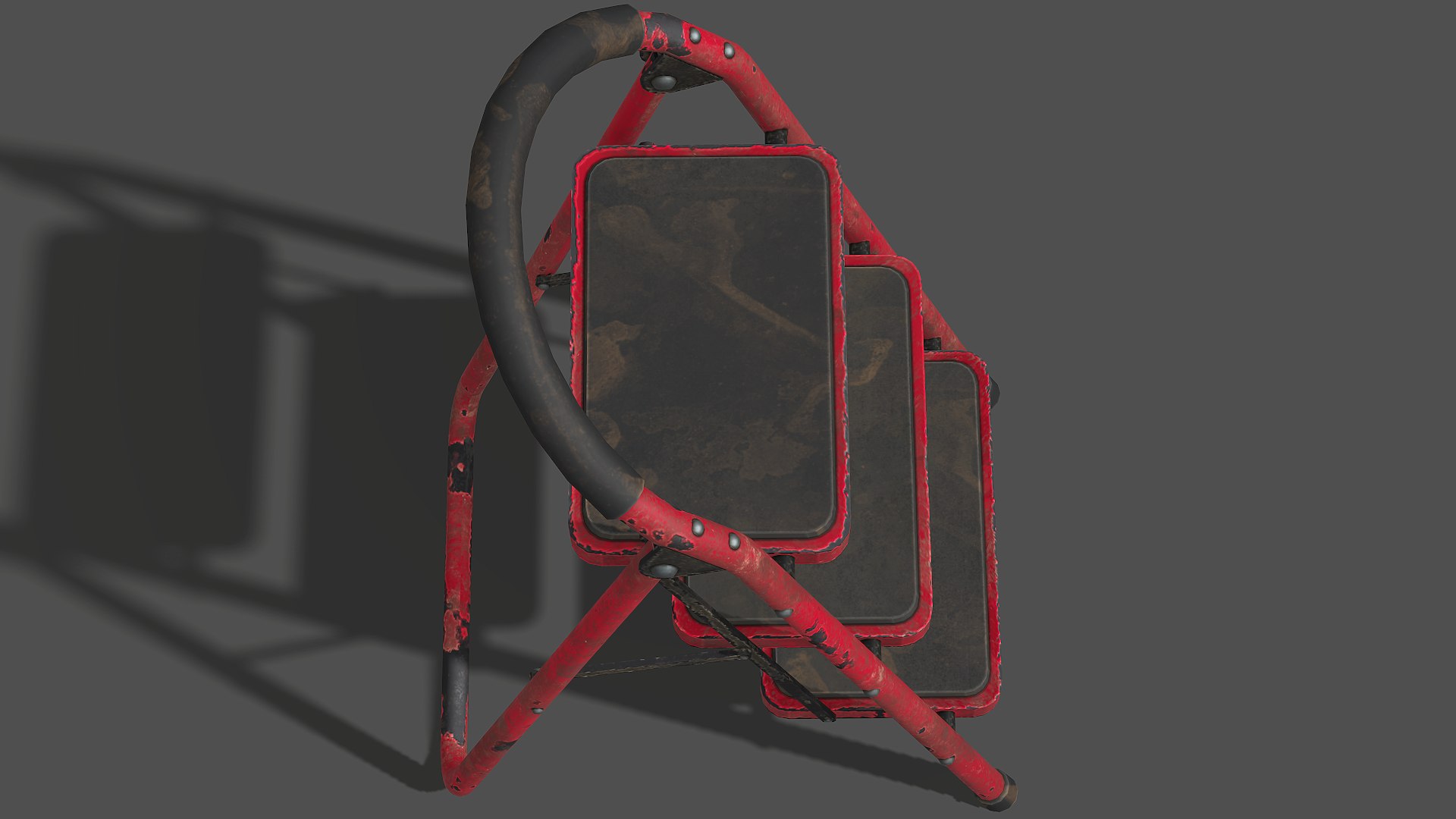 Old Metal Ladder - PBR Game Ready 3D Model - TurboSquid 2057178