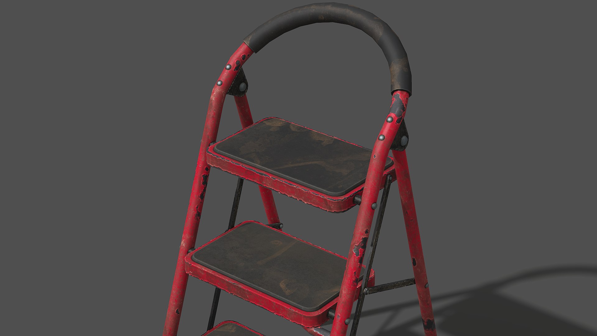 Old Metal Ladder - PBR Game Ready 3D Model - TurboSquid 2057178