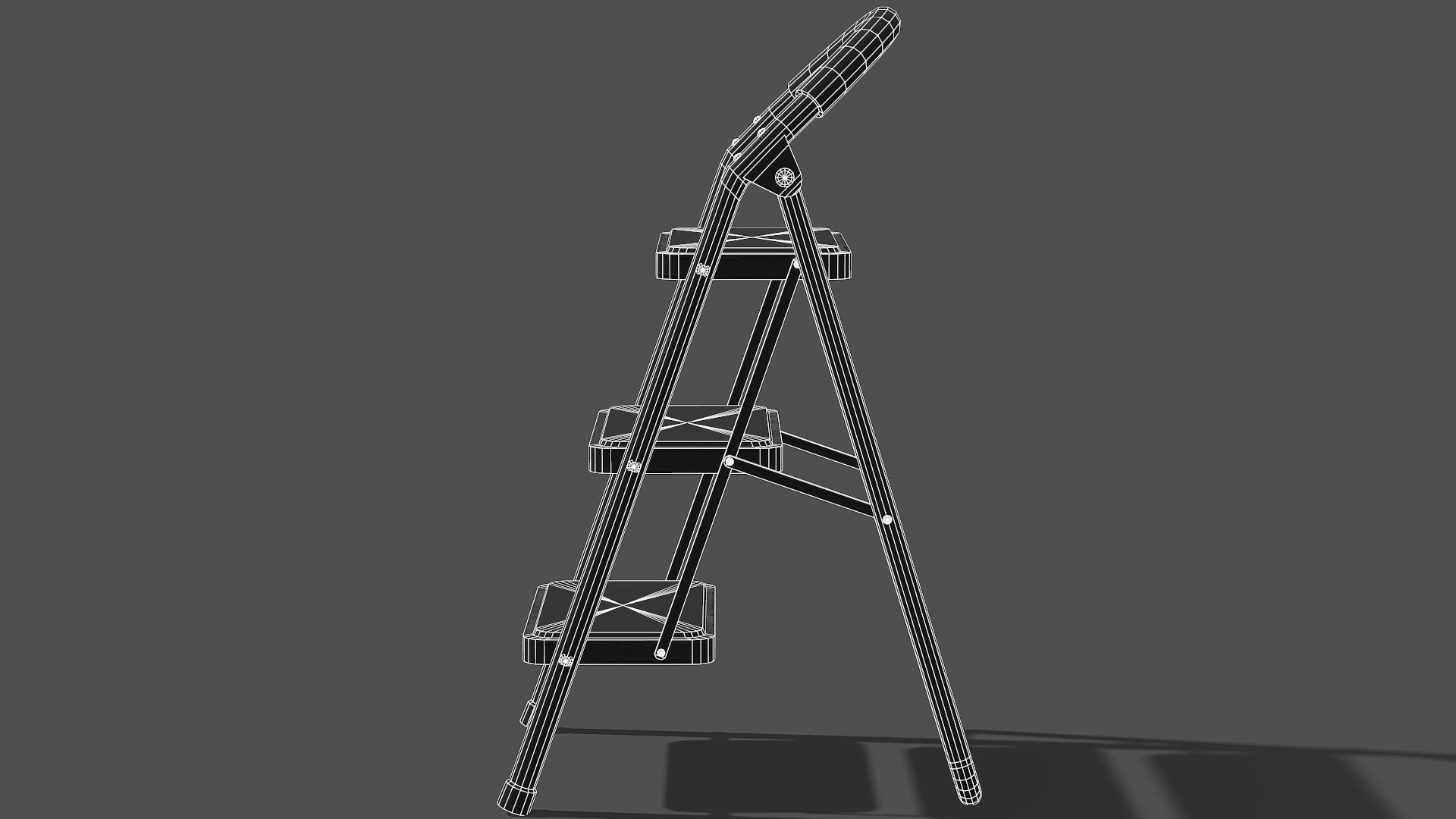 Old Metal Ladder - PBR Game Ready 3D Model - TurboSquid 2057178