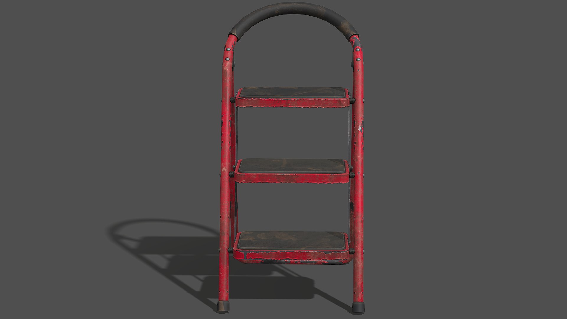 Old Metal Ladder - PBR Game Ready 3D Model - TurboSquid 2057178