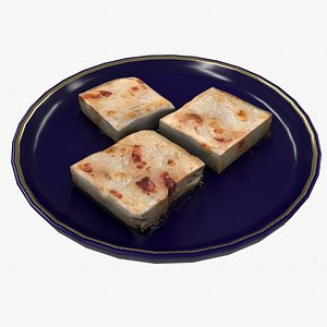 Asia food turnip cake