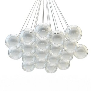 chandelier double alma light 3d model