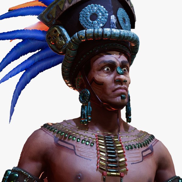 Modello 3D Sacerdote azteco - TurboSquid 2248613