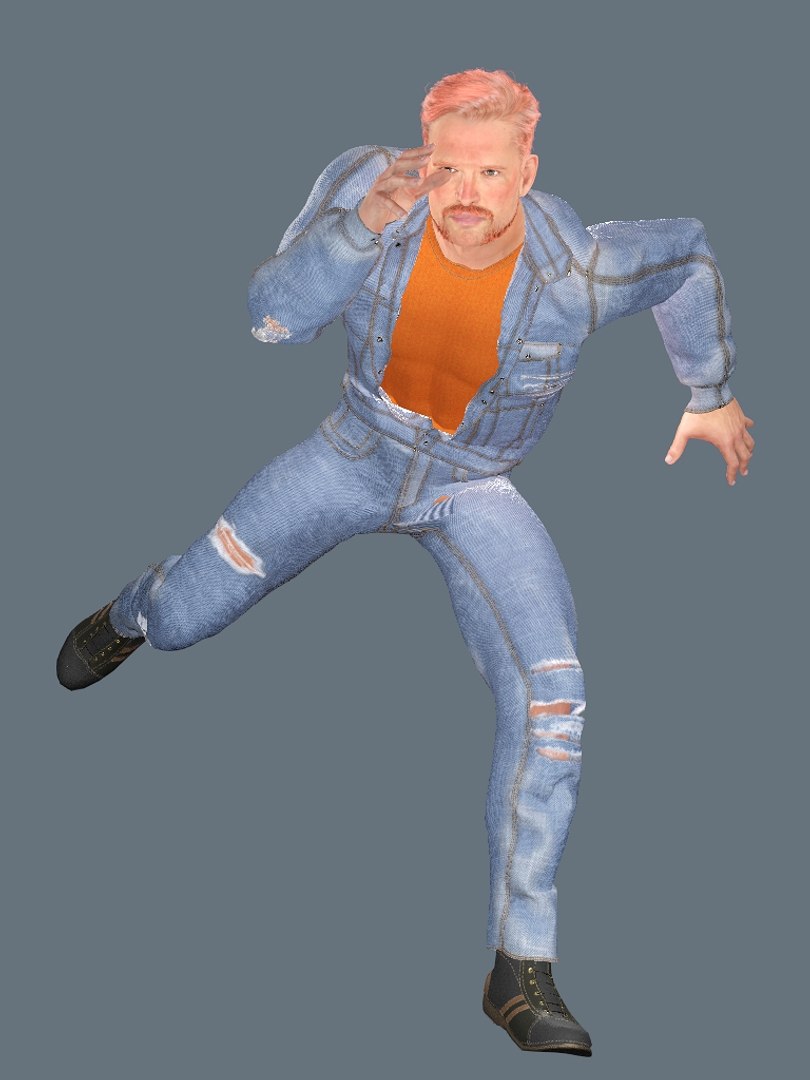 Realistic Rigged Style Man-Sam Character 3D Model 3D Model - TurboSquid ...