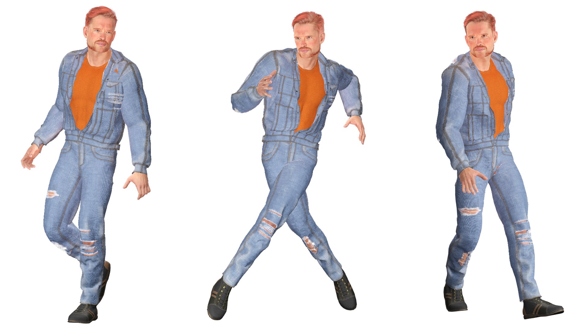 Realistic Rigged Style Man-Sam Character 3D Model 3D Model - TurboSquid ...