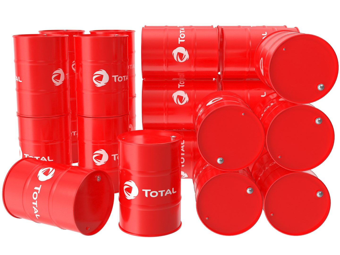 3D model Total oil barrel - TurboSquid 1810014